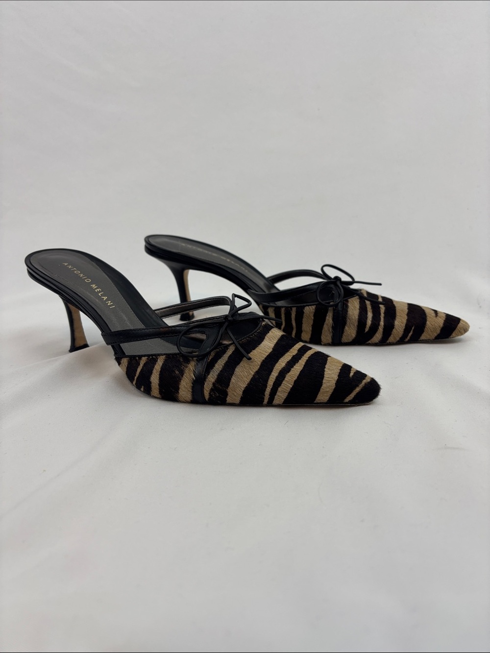 Kitten heel mules